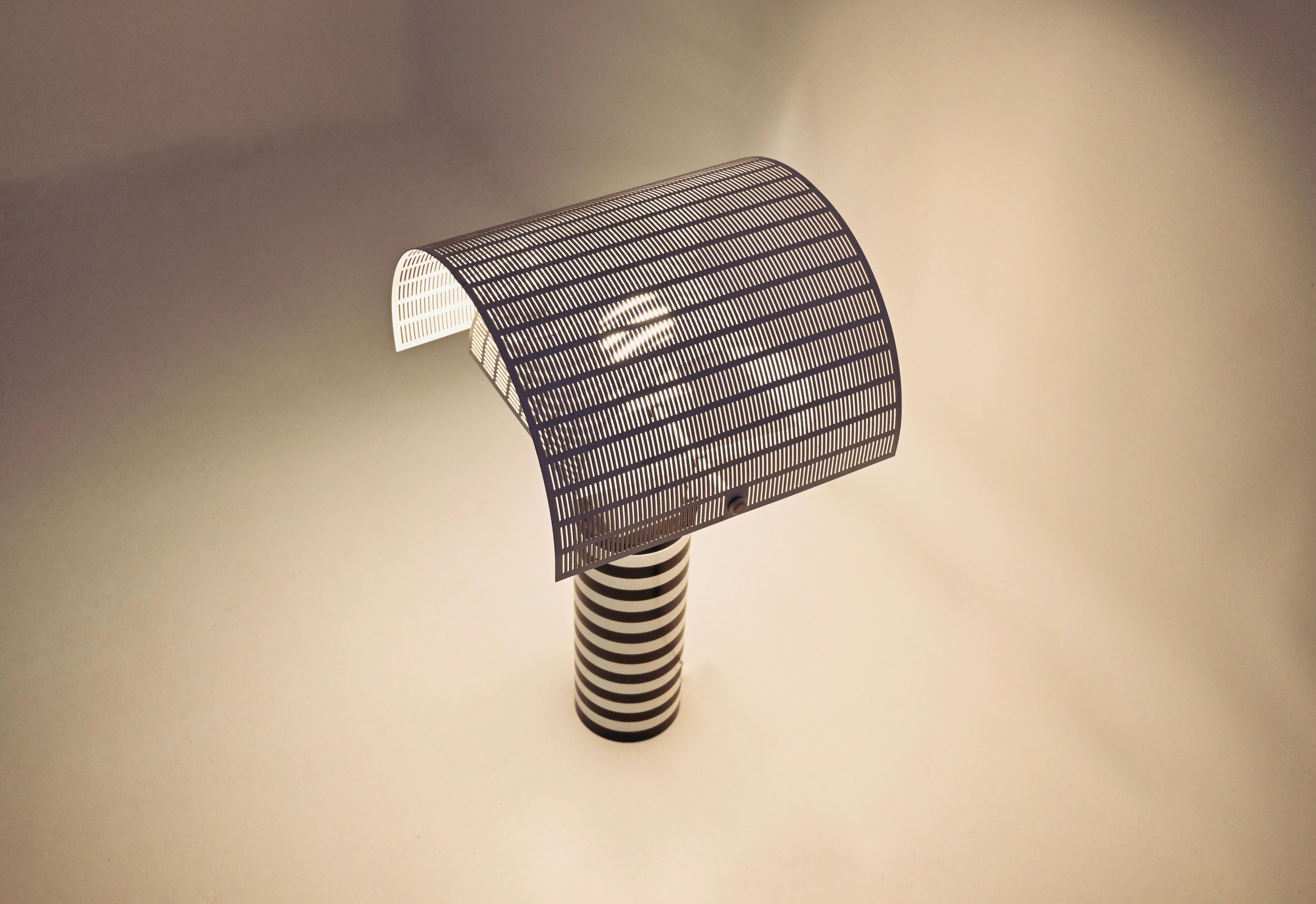 Metal Shogun Table Lamp by Mario Botta for Artemide, 1980s