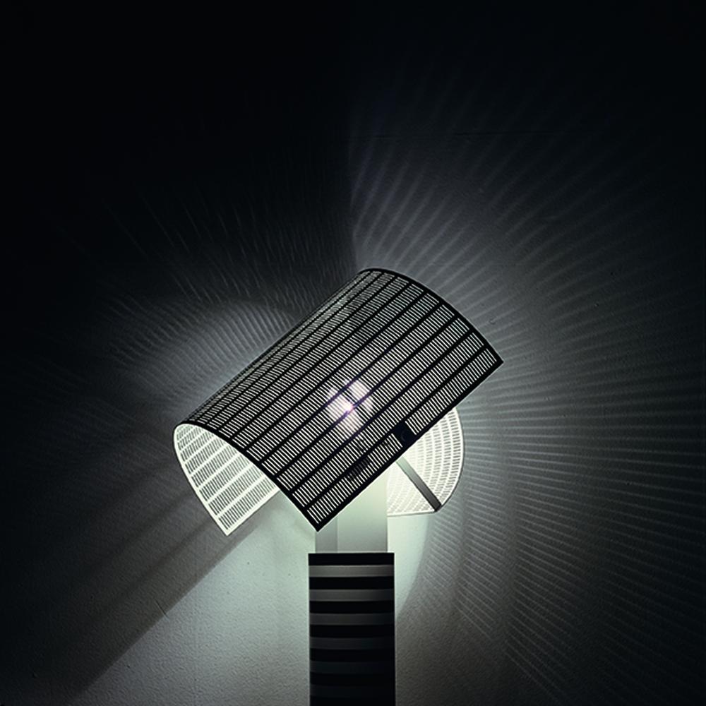 Steel 'Shogun' Table Lamp by Mario Botta for Artemide For Sale