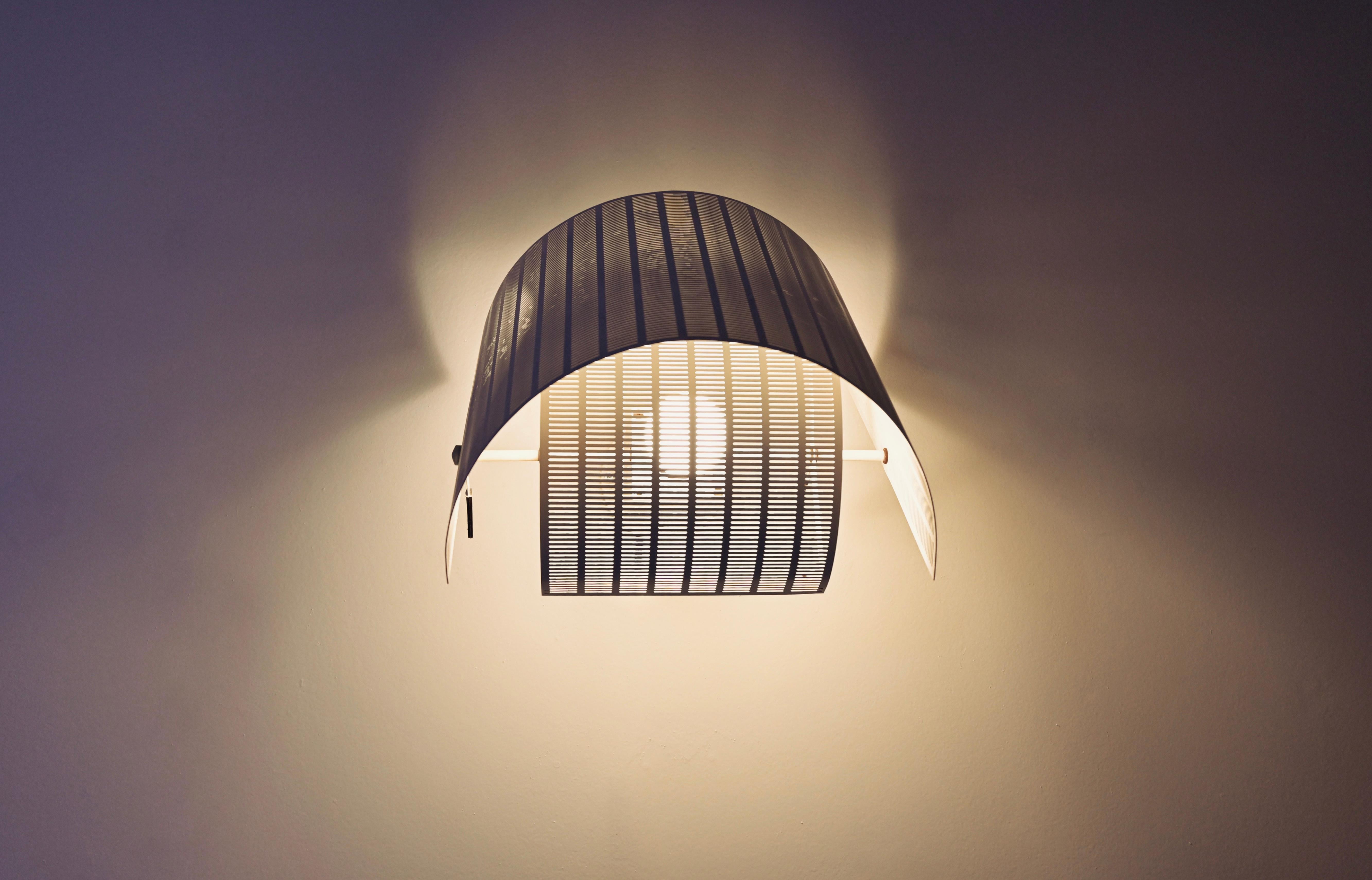 Metal Shogun Wall Lamp by Mario Botta for Artemide, 1980s