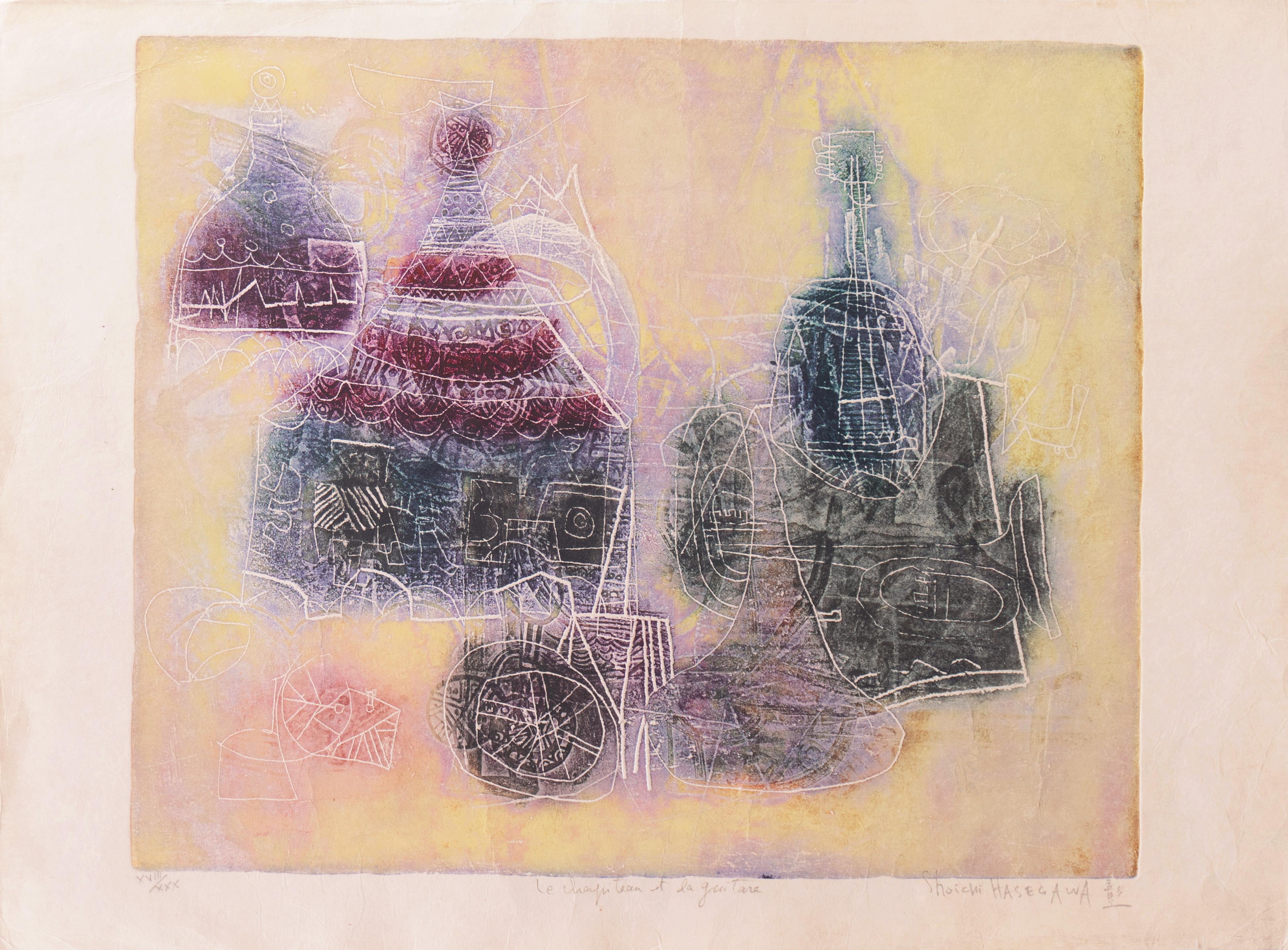 « Le Chapiteau et la Guitare », Paris, Atelier 17, Tokyo, NYMOMA, V&A, Bénézit - Print de Shoichi Hasegawa