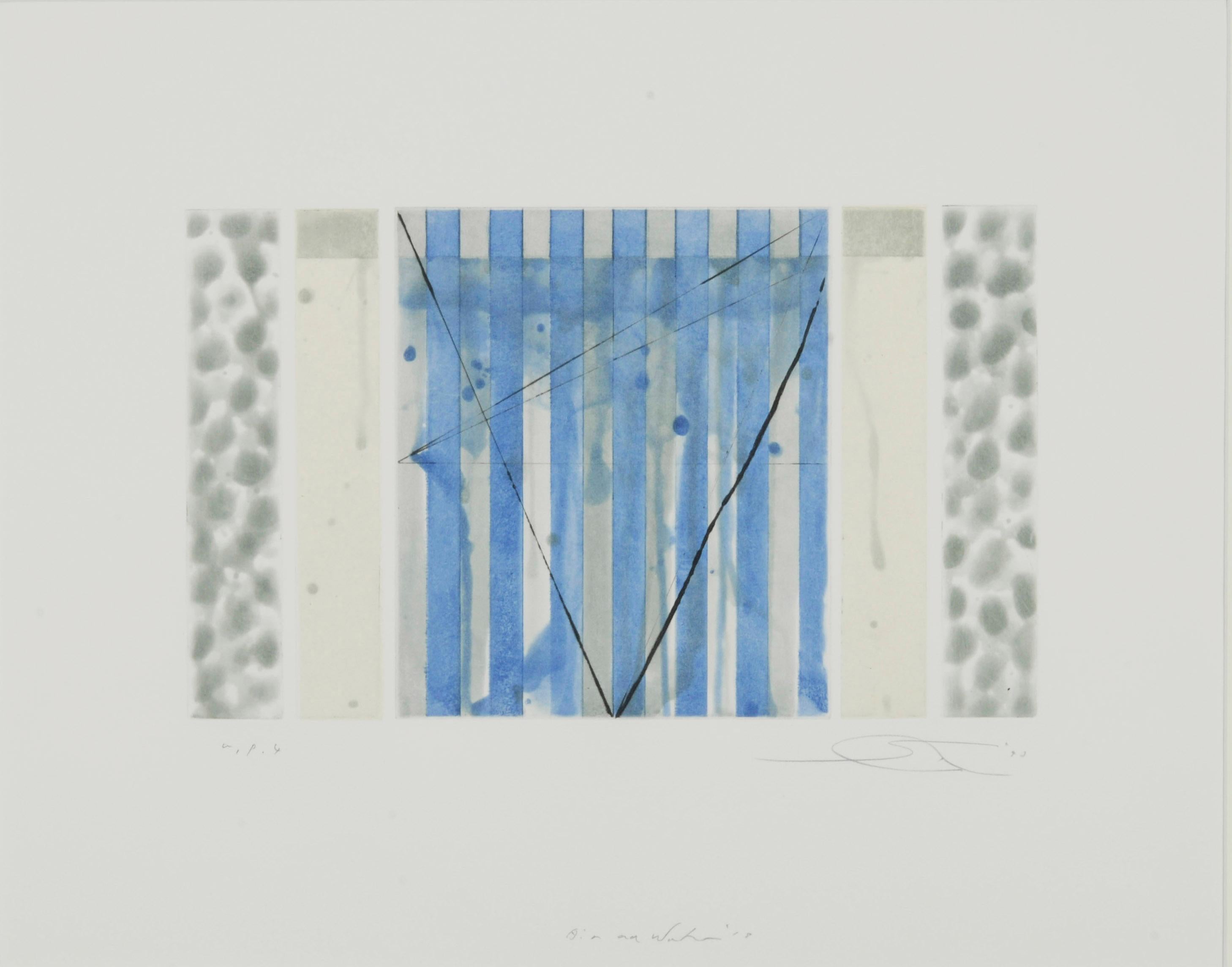 Shoichi Ida Abstract Print - Between Air and Water #18