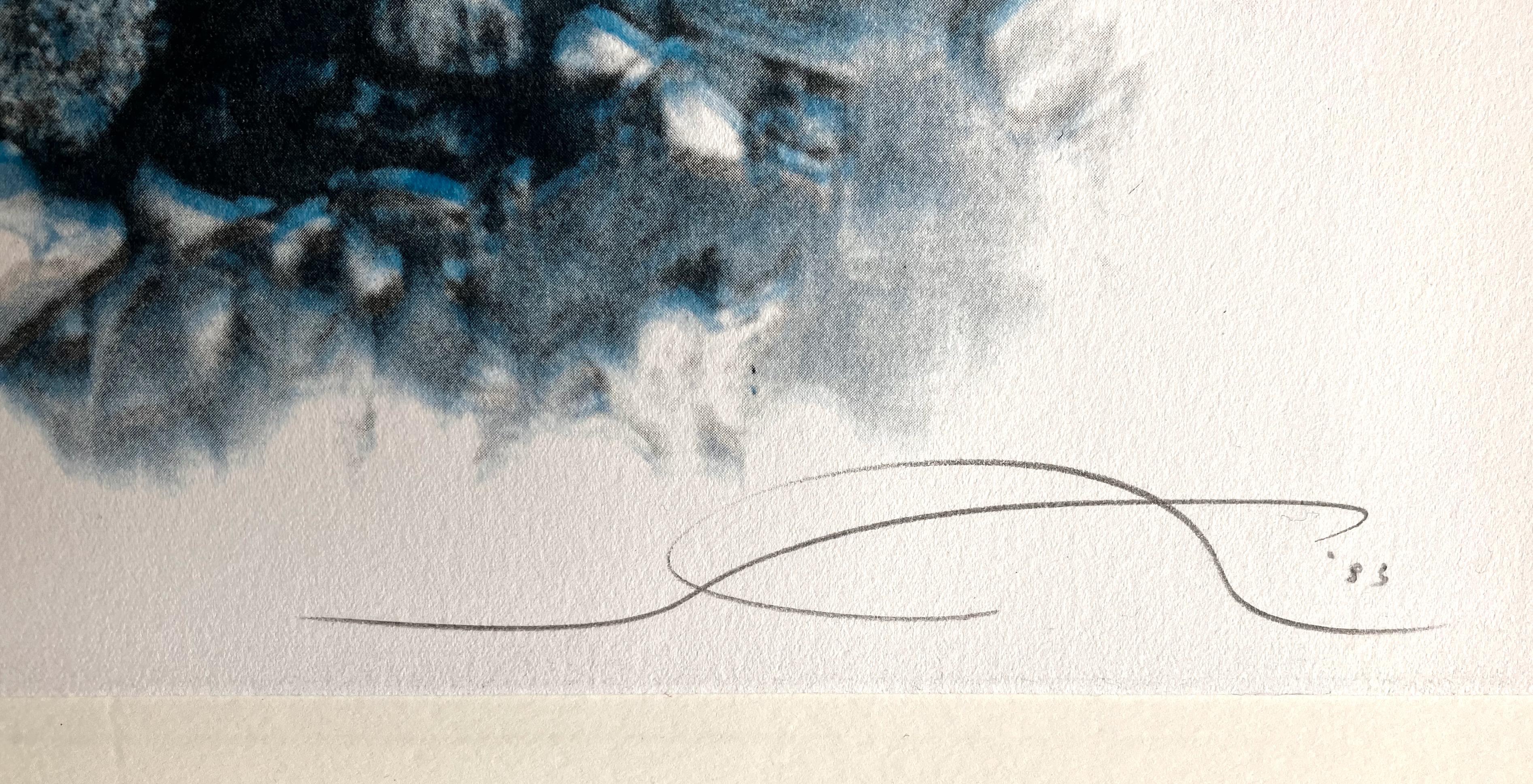 Between Vertical and Horizon – Paper Between a Stone and Brook - Print by Shoichi Ida
