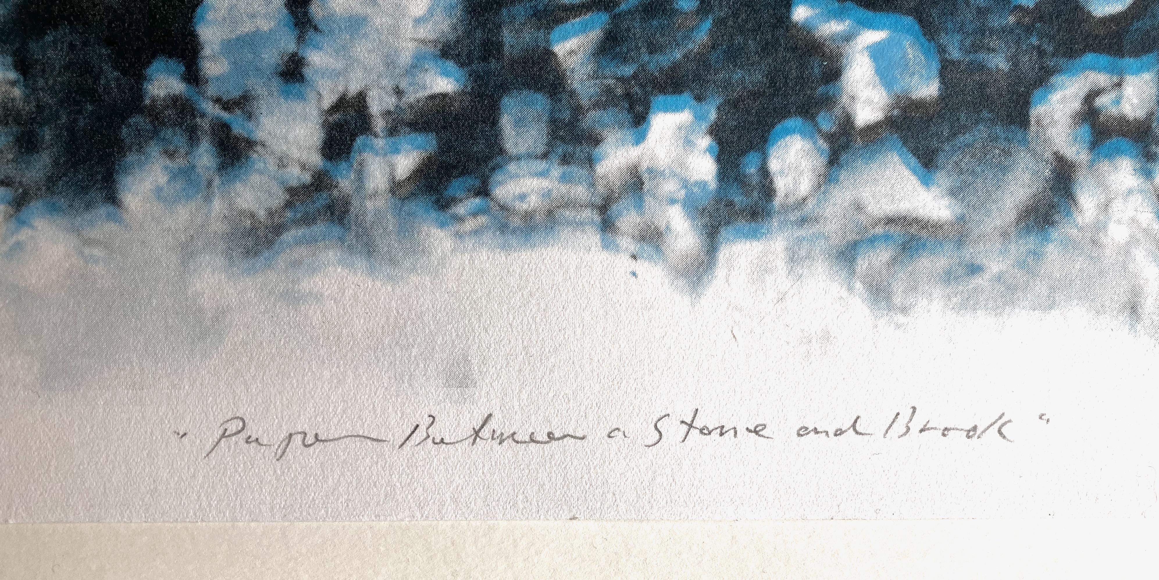 Between Vertical and Horizon – Paper Between a Stone and Brook For Sale 2