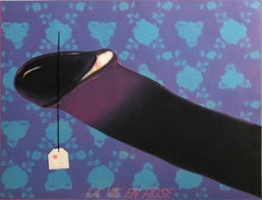 La Vie En Rose, Serigrafía Pop Art y collage de Shoichi Ida