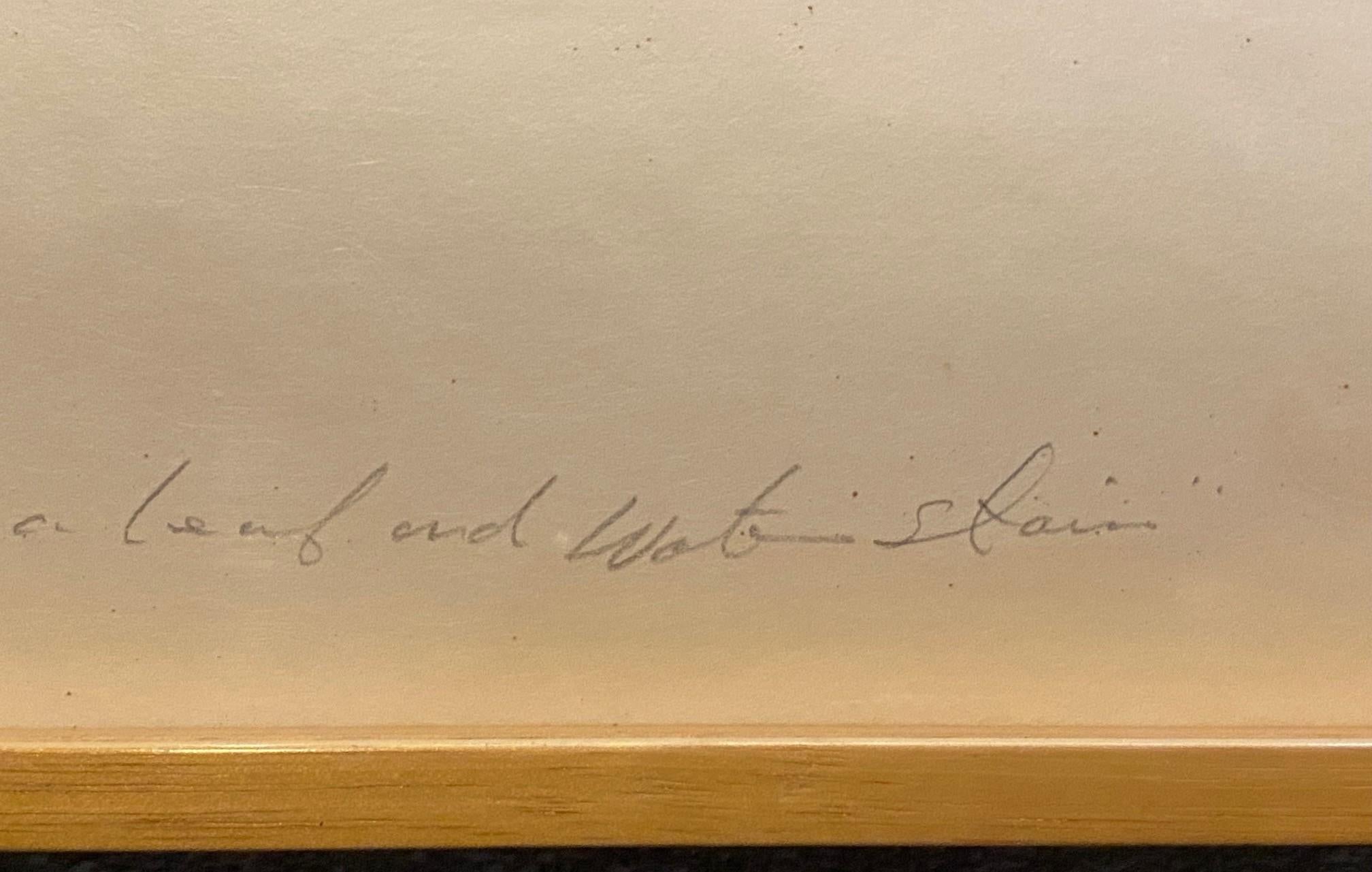 Shoichi Ida Gravure sur support mixte, signée et à tirage limité Entre le vertical et l'horizontal en vente 9