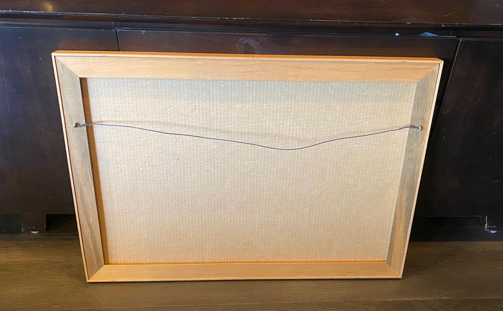 Shoichi Ida Gravure sur support mixte, signée et à tirage limité Entre le vertical et l'horizontal en vente 11