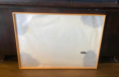 Shoichi Ida Signed Limited Edition Mixed Media Print Between Vertical Horizontal