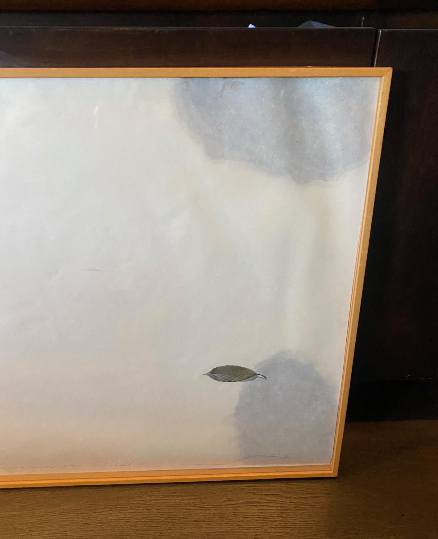 Showa Shoichi Ida Gravure sur support mixte, signée et à tirage limité Entre le vertical et l'horizontal en vente