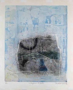 Le Royaume des Perles - Original Etching by S.Hasegawa - Mid 20th century