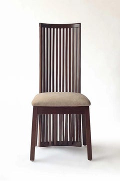 Sedia Shoji in Wood, Set di 8, di INDO-