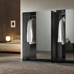 In Stock in Los Angeles, Shoji Glass Sideboard Mirror by Isao Hosoe