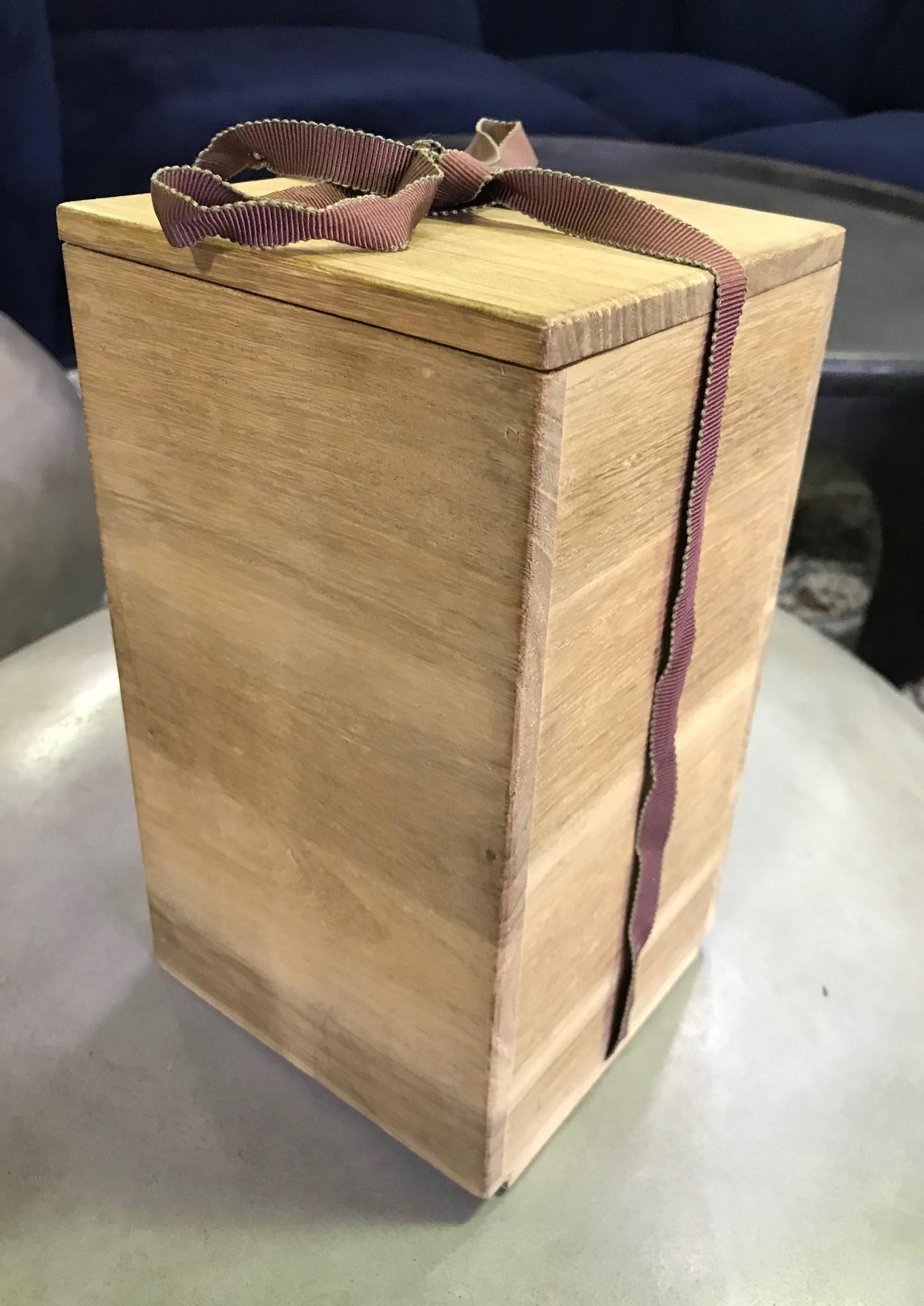 Shoji Hamada Japanese Glazed Bamboo Tetsue Vase with Original Signed Sealed Box 5