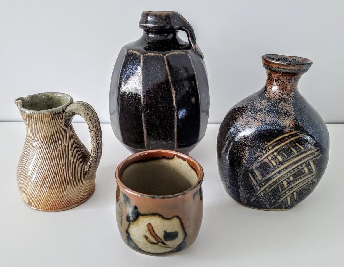 Shoji Hamada Kakiyu Kaki Glaze Japanese Studio Pottery Yunomi Tasse à thé en vente 12