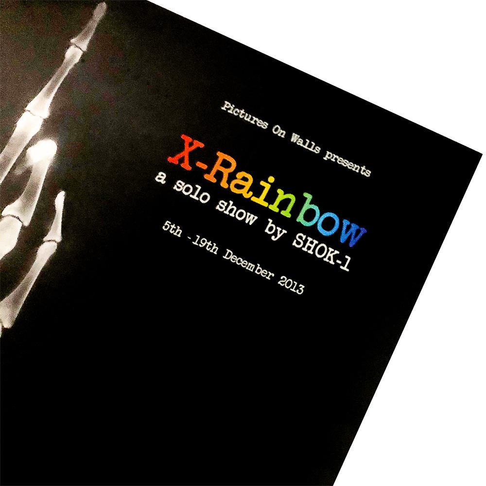 SHOK 1 X- Rainbow Show Poster - Contemporary Print by Shok 1