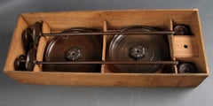 Shokudai Candle Holders of Bronze from Japan, Meiji 1868-1912
