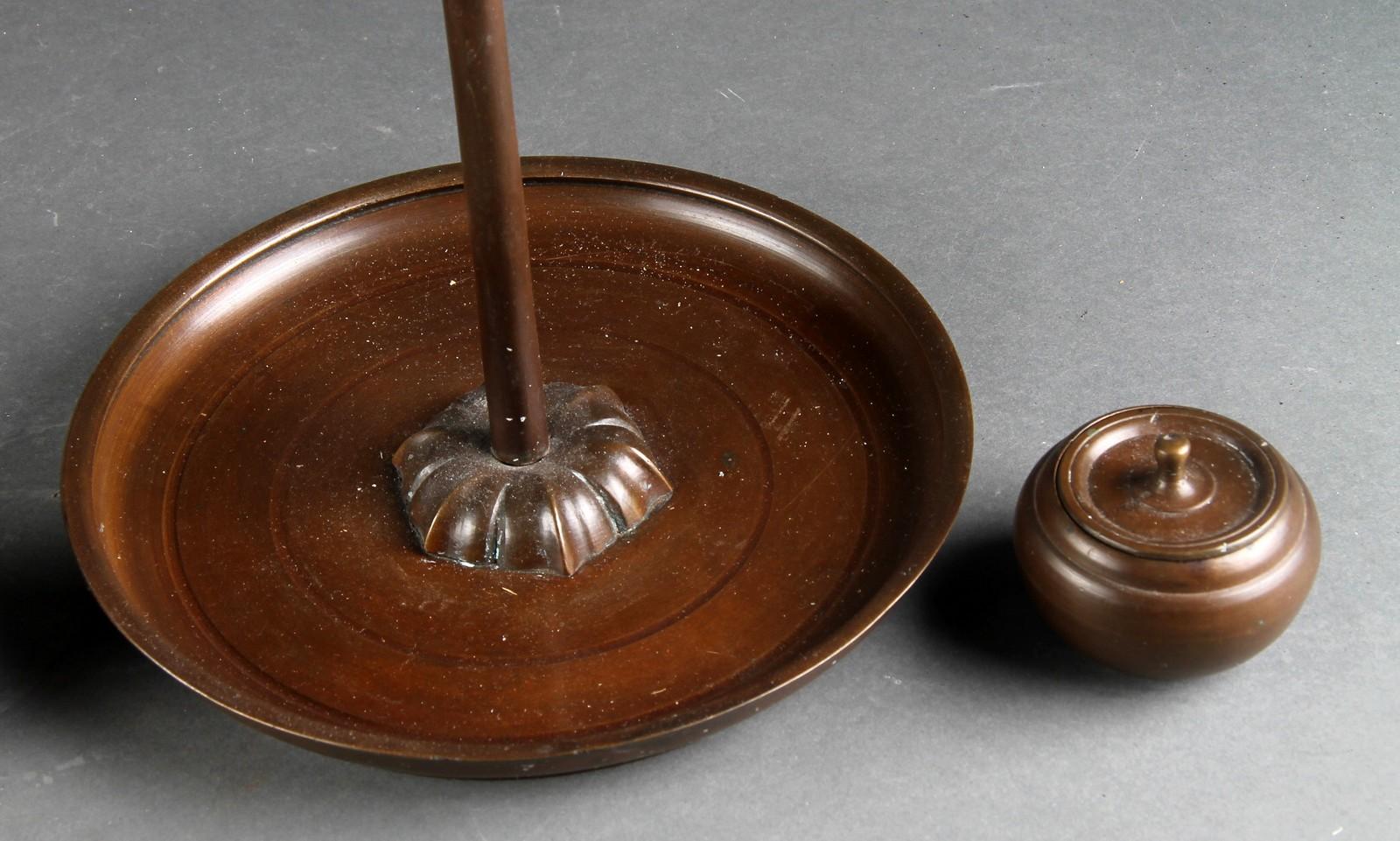 Shokudai Candle Holders of Bronze from Japan, Meiji 1868-1912 For Sale 3