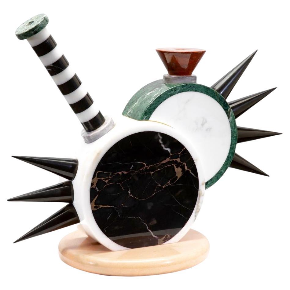 SHOLAPUR Marble Vase / Michele De Lucchi (Italy) for UP & UP Marble srl For Sale