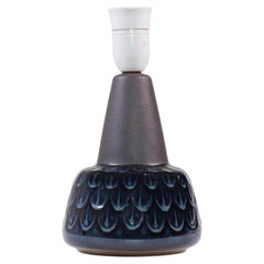 Søholm blue ceramic lamp base model 1015