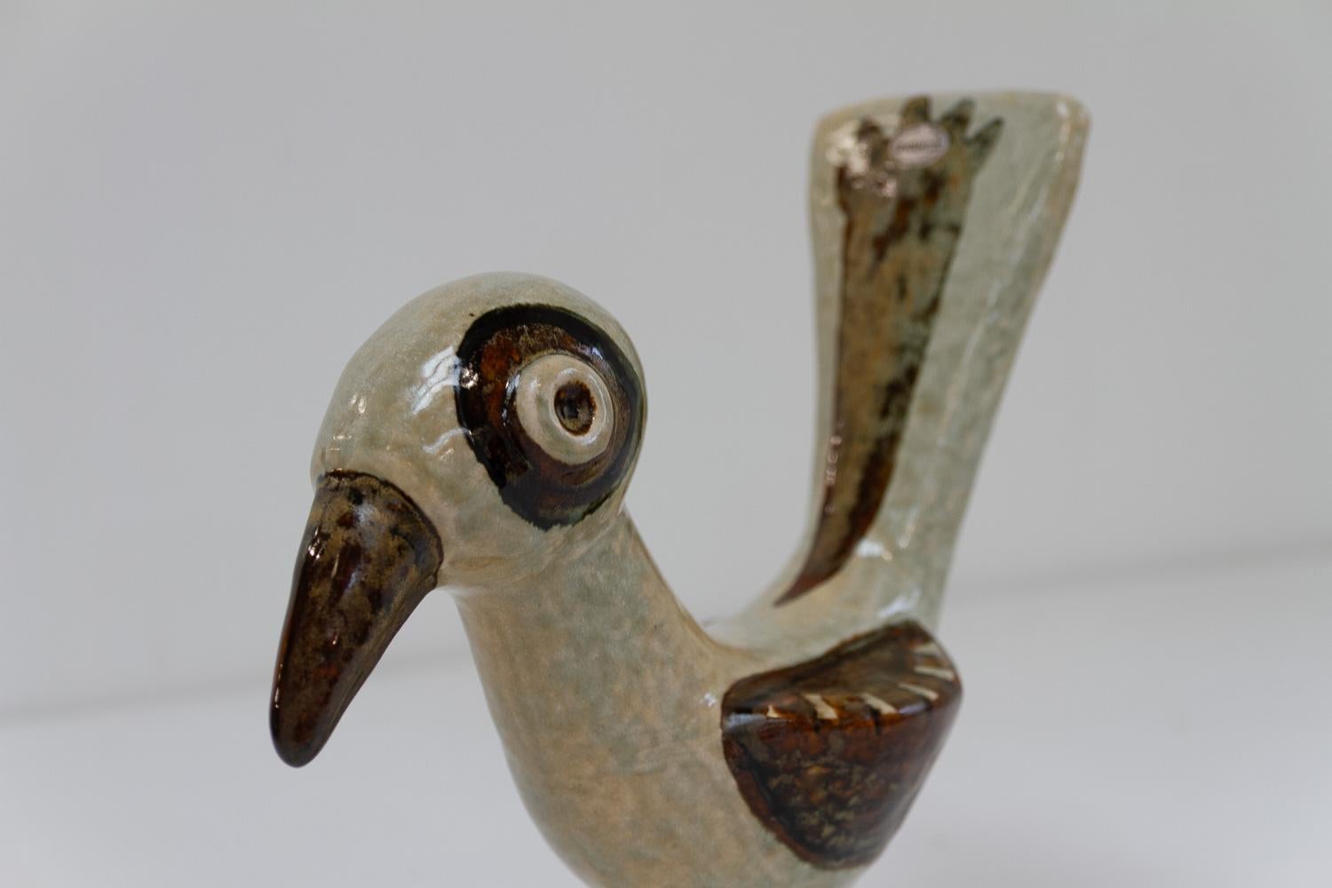 Søholm Ceramic Bird by Gerd Hiorth Petersen, 1960s. 4