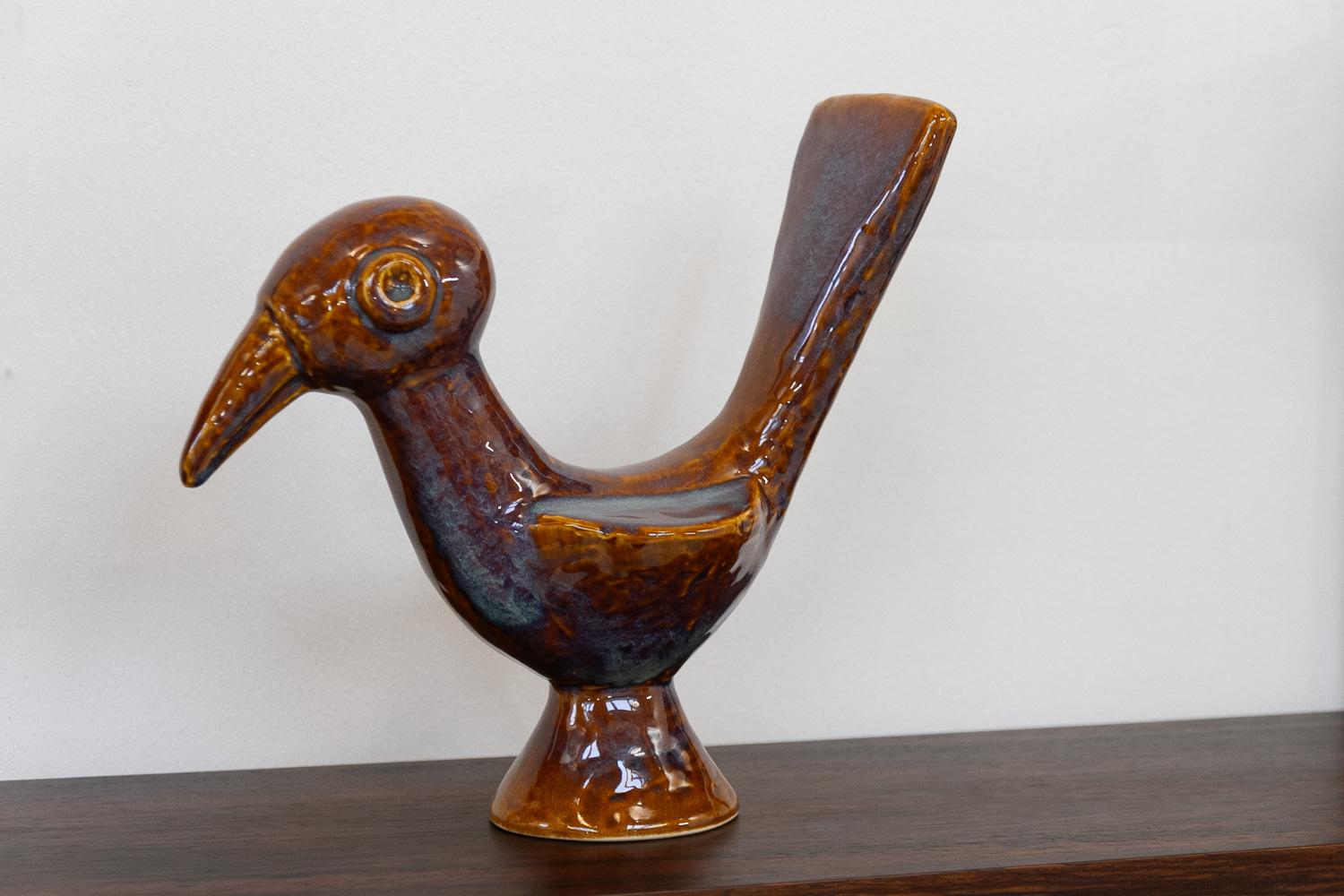 Søholm Ceramic Bird by Gerd Hiorth Petersen, 1960s. 12