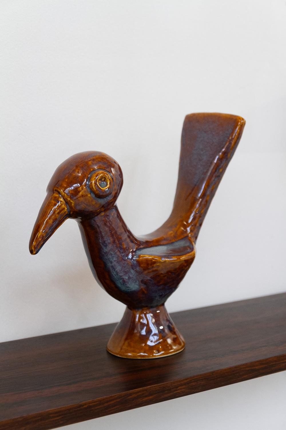 Søholm Ceramic Bird by Gerd Hiorth Petersen, 1960s. 13