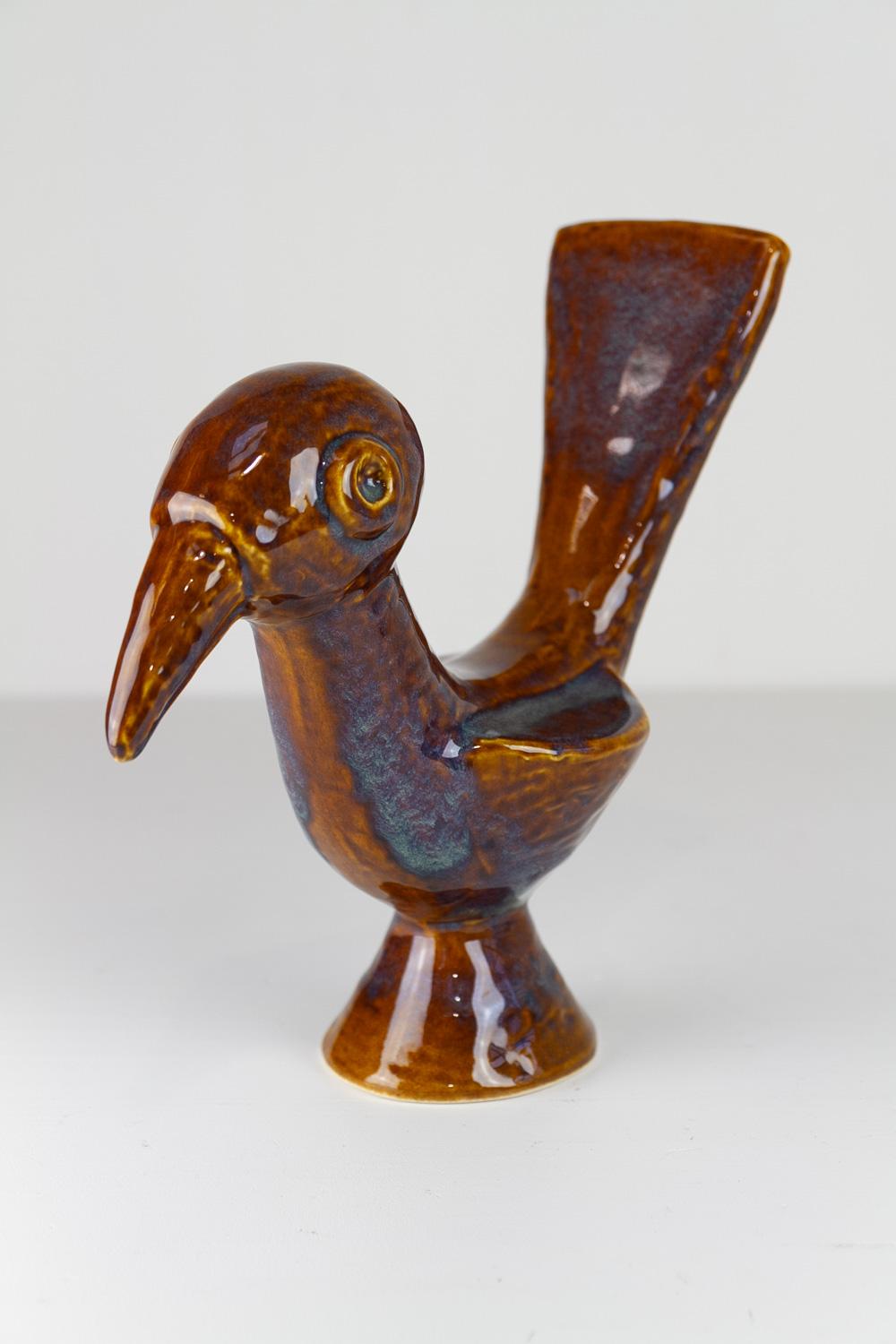 Søholm Ceramic Bird by Gerd Hiorth Petersen, 1960s. 1