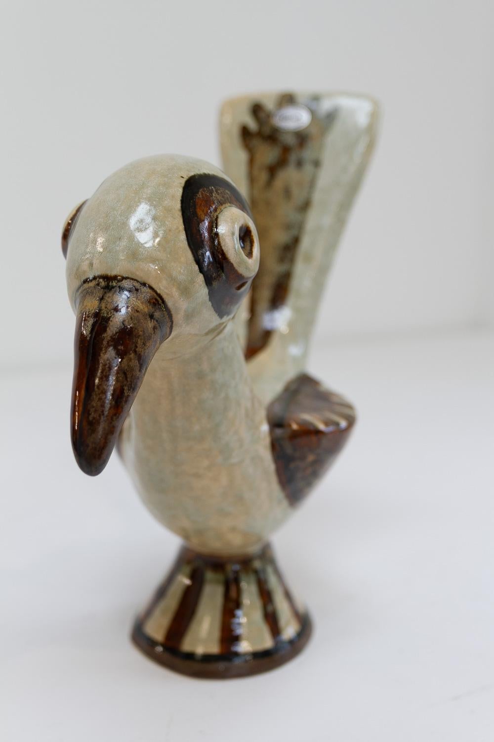 Søholm Ceramic Bird by Gerd Hiorth Petersen, 1960s. 1