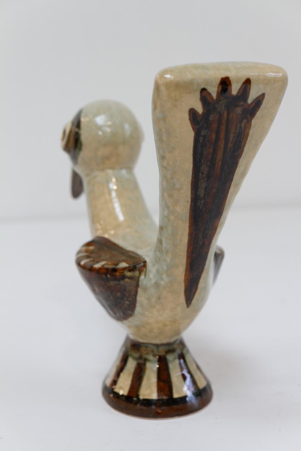 Søholm Ceramic Bird by Gerd Hiorth Petersen, 1960s. 3