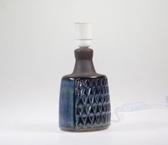 Søholm ceramic blue table lamp model 1036