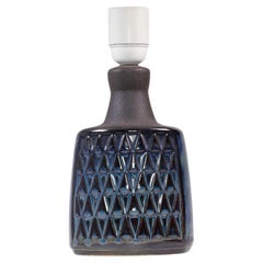 Søholm ceramic blue table lamp model 1036