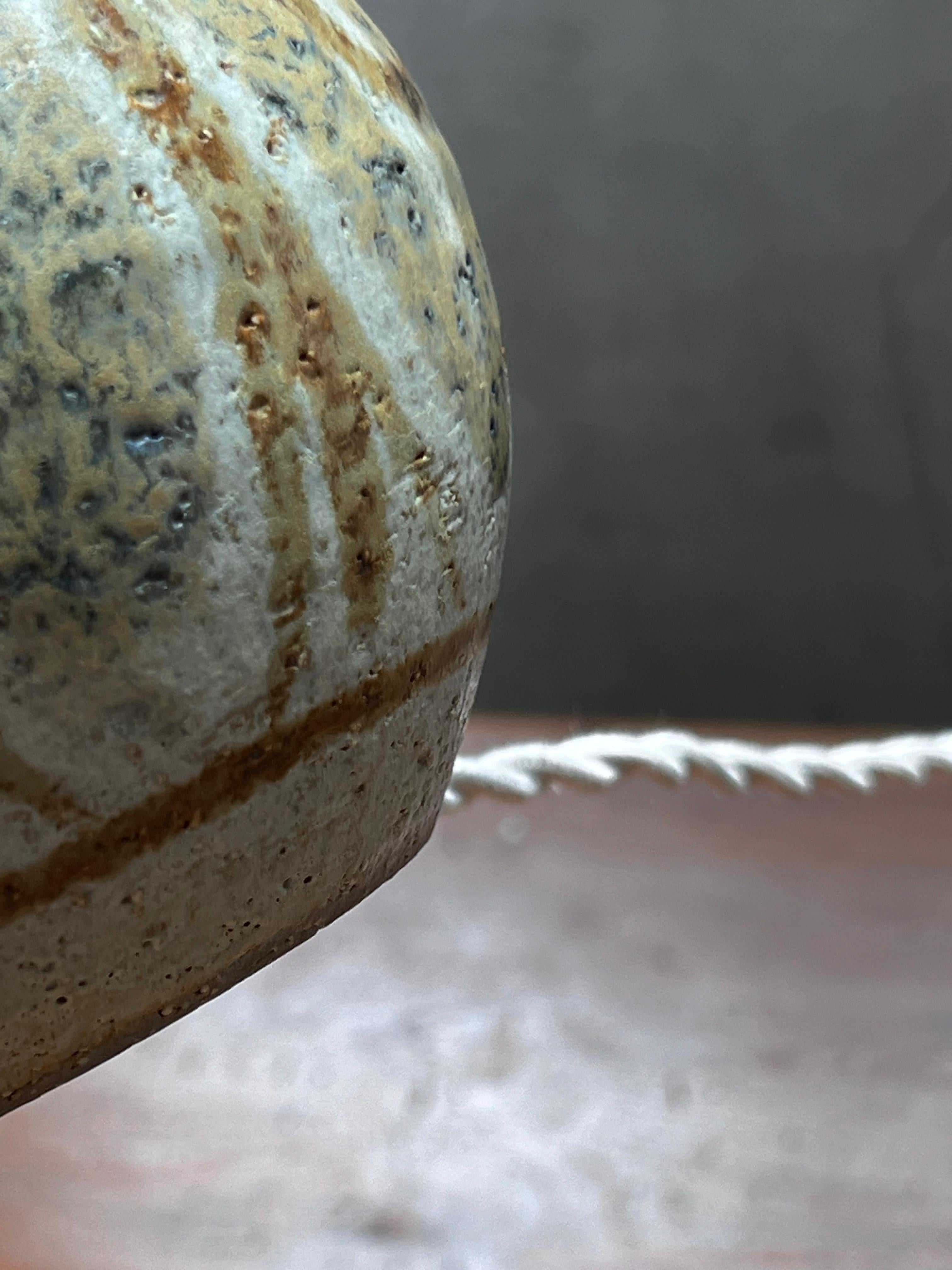Lampade in ceramica Søholm H42 cm,  prodotto in Danimarca negli anni '60 nuovo paralume fatto a mano in vendita 2