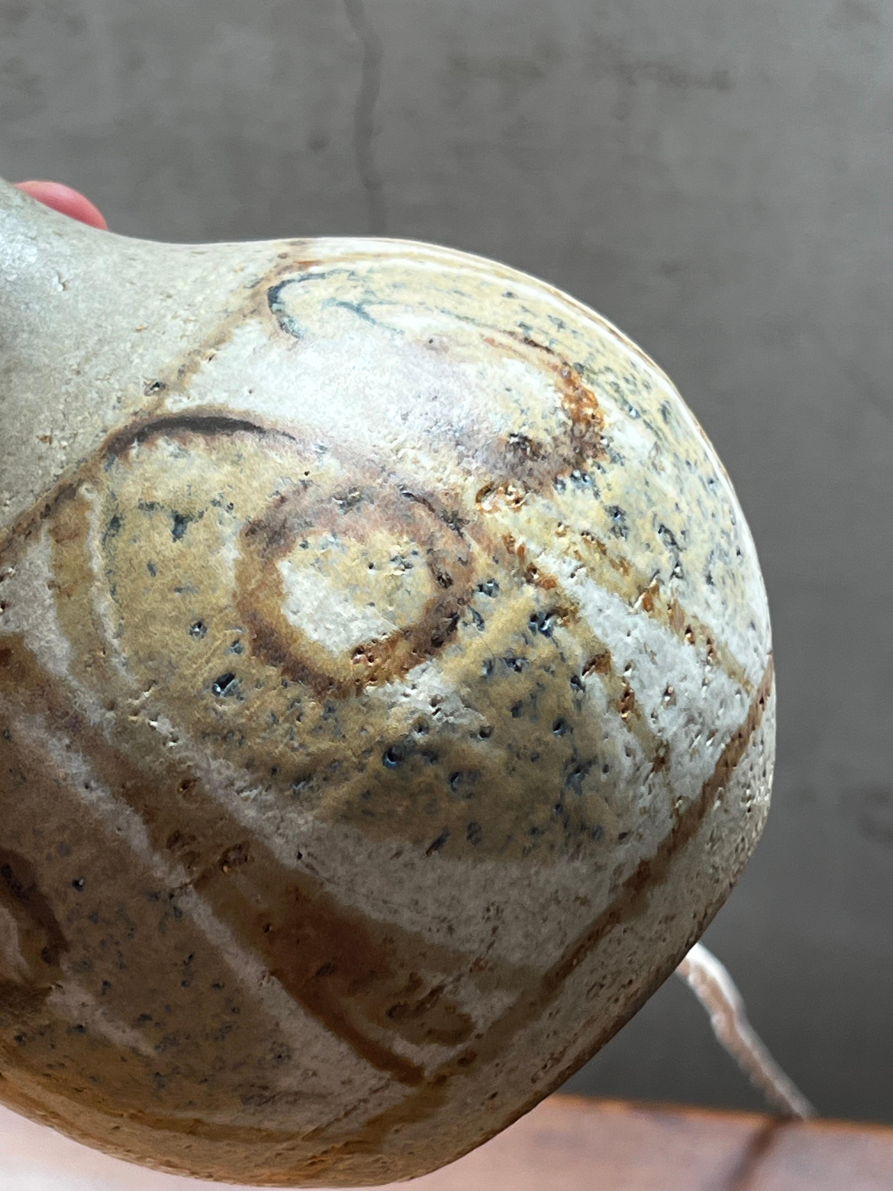 Lampade in ceramica Søholm H42 cm,  prodotto in Danimarca negli anni '60 nuovo paralume fatto a mano in vendita 1