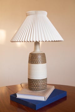 Søholm Ceramic, Large Table Lamp, Glazed Stoneware, Bornholm, Denmark, 1960s