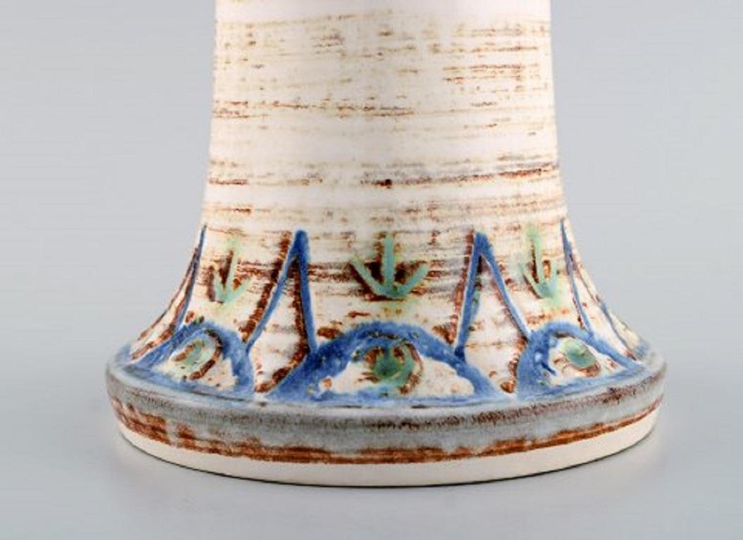Danish Søholm, Denmark, Vase in Glazed Stoneware, 1960s For Sale