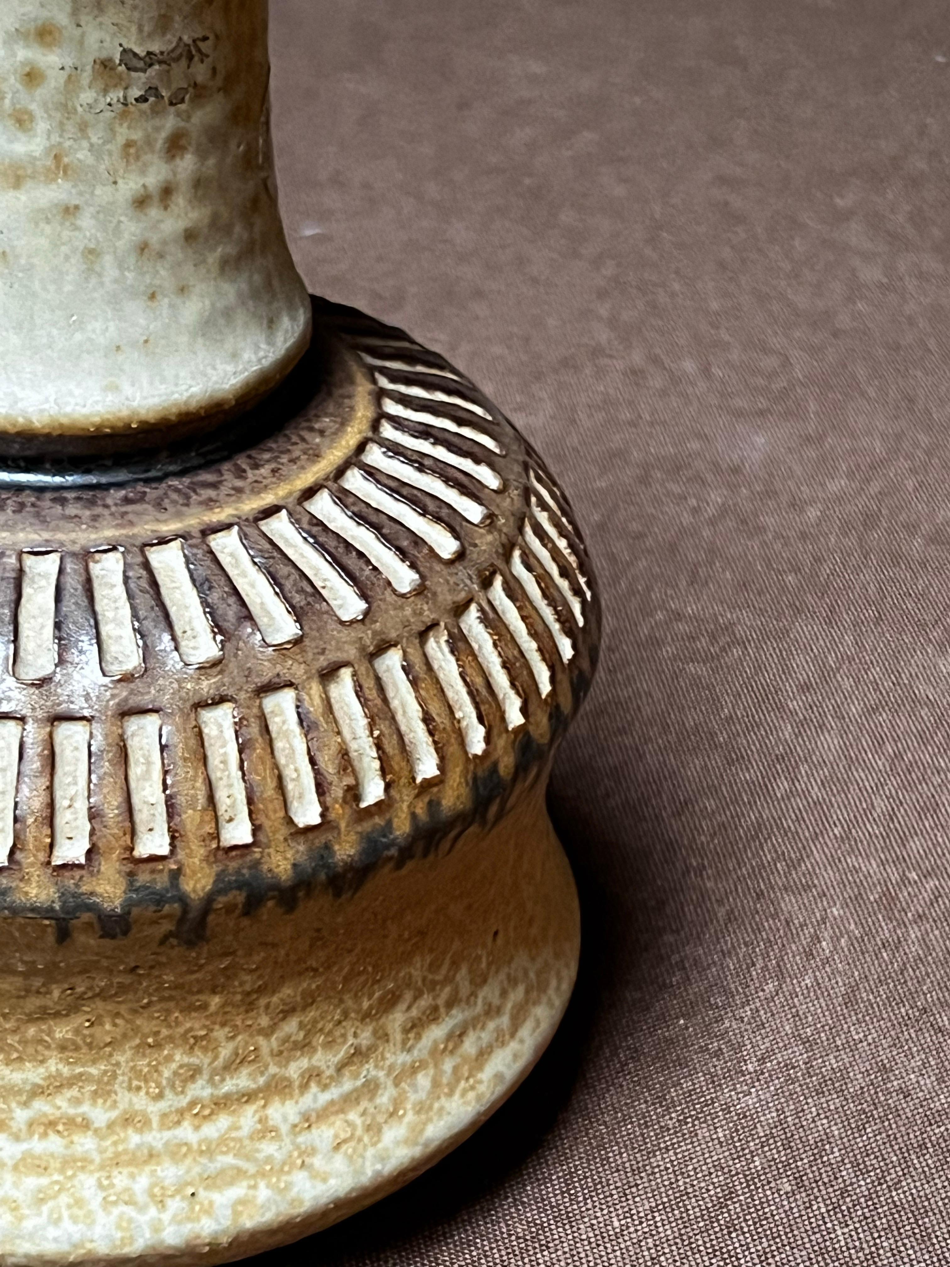 Søholm Joseph Simon ceramic vase,  made in Denmark 1960's In Excellent Condition For Sale In Forest, BE