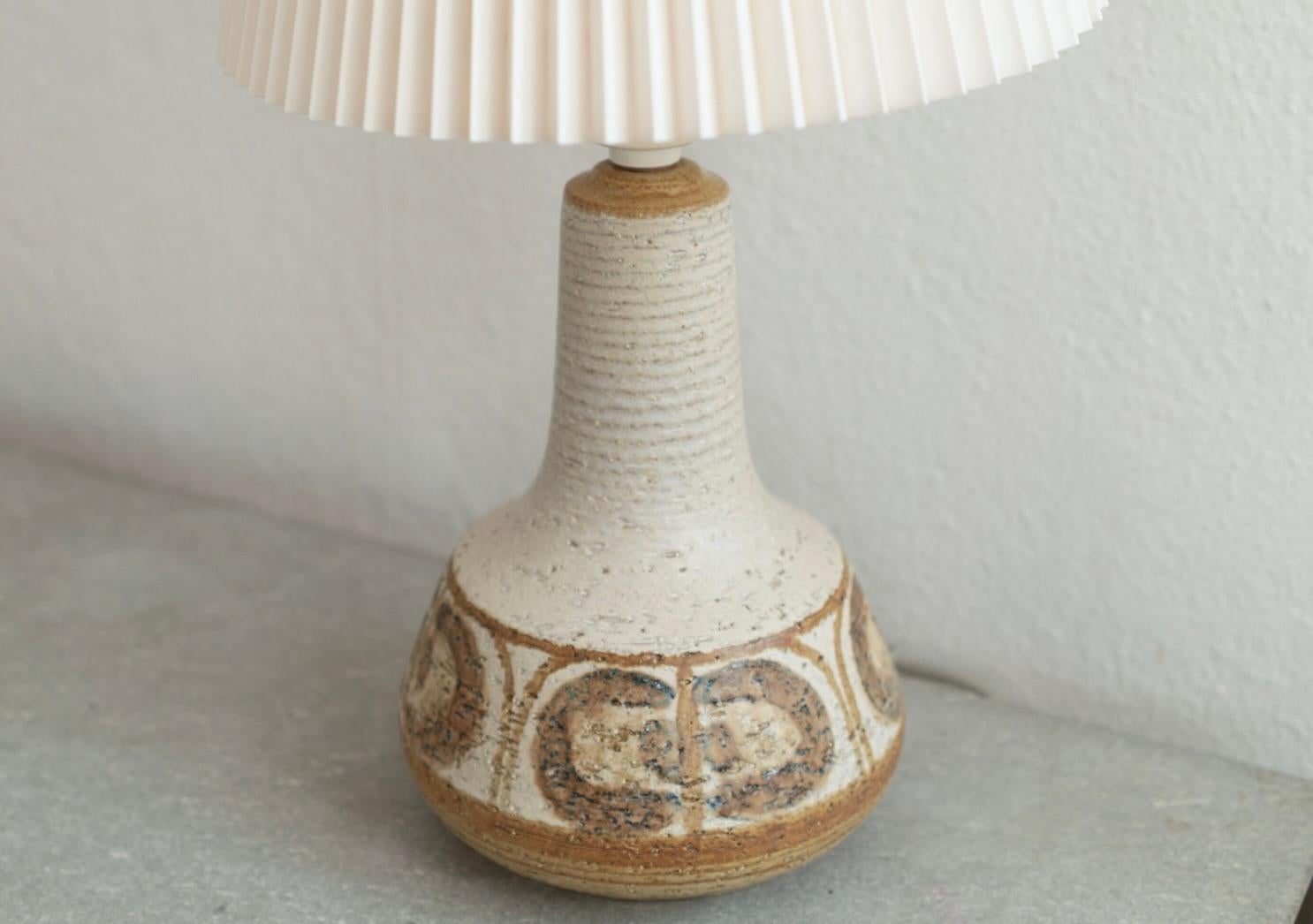 Mid-Century Modern Søholm Stentøj, Ceramic Table Lamp, Denmark, 1960s