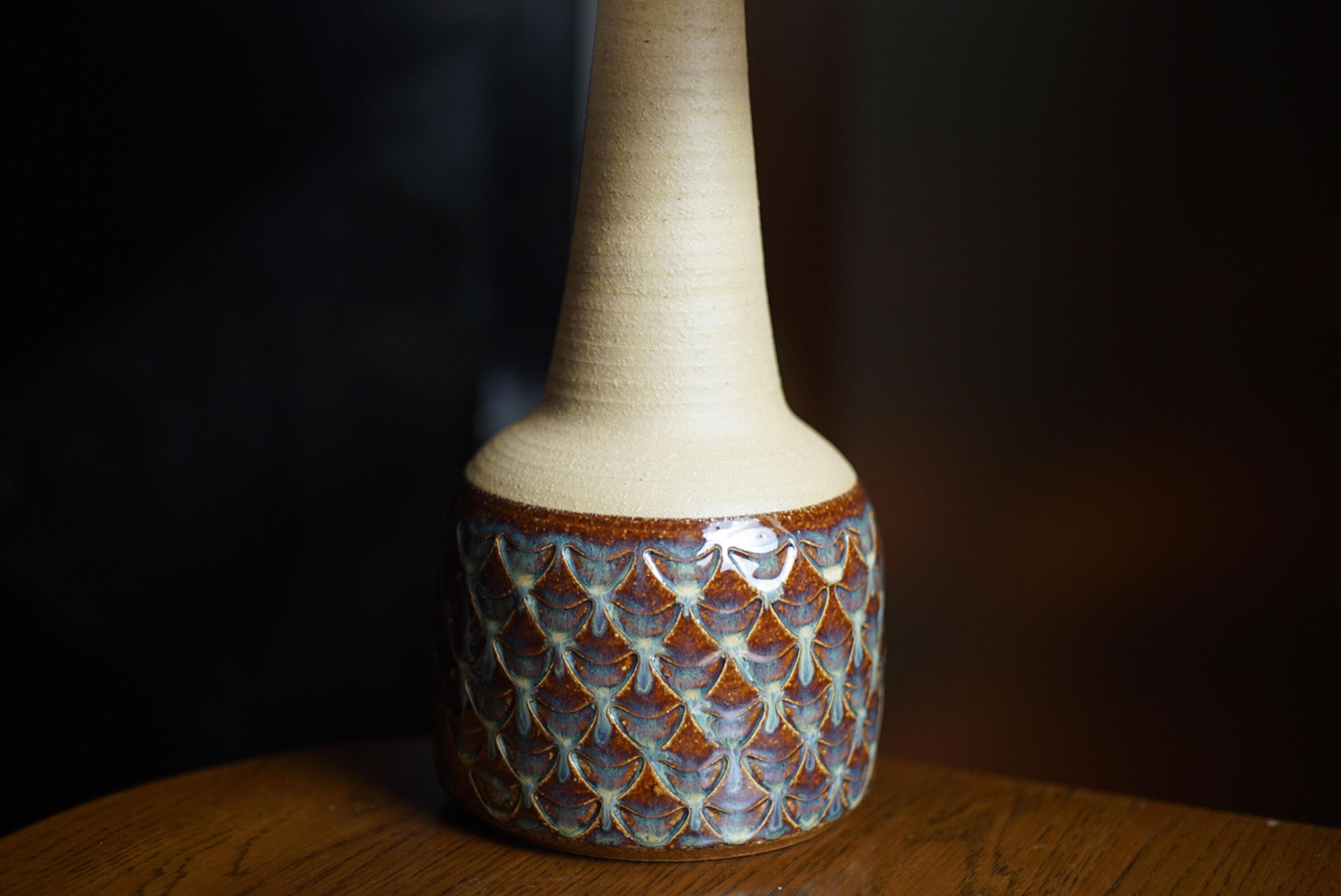Danish Søholm Stentøj, Ceramic Table Lamp, Einar Johansen, Denmark, 1960s For Sale