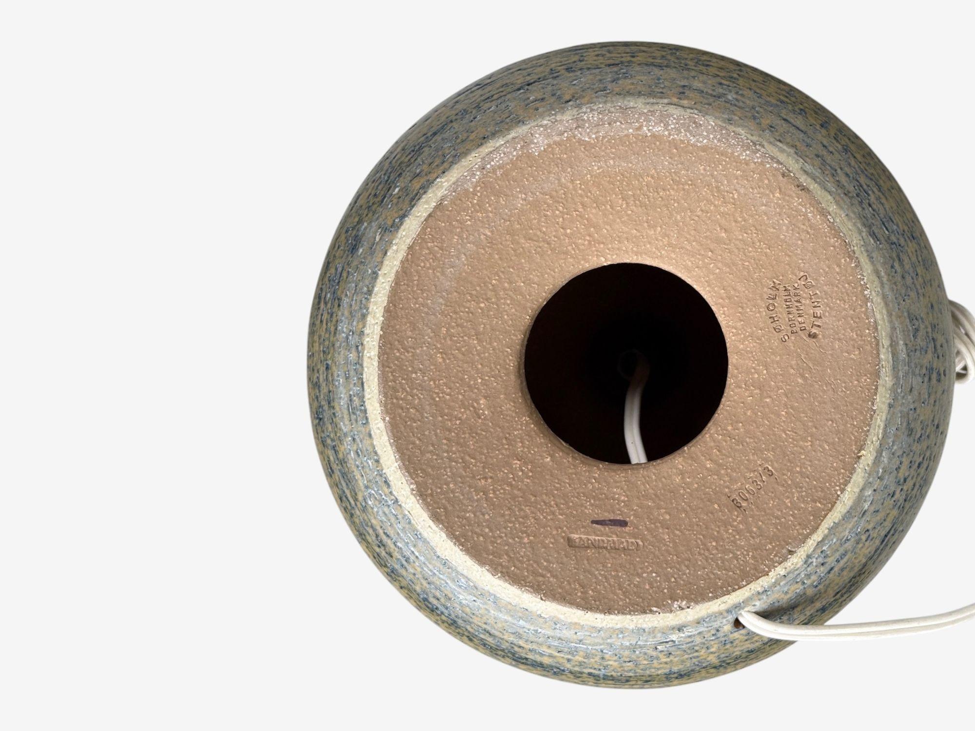 Céramique Søholm Stentøj, moderne danoise, grès, lampe de table, Danemark, années 1970 en vente