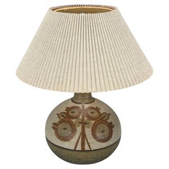 Søholm Stentøj, Danish Modern, Stoneware, Table Lamp, Denmark, 1970s