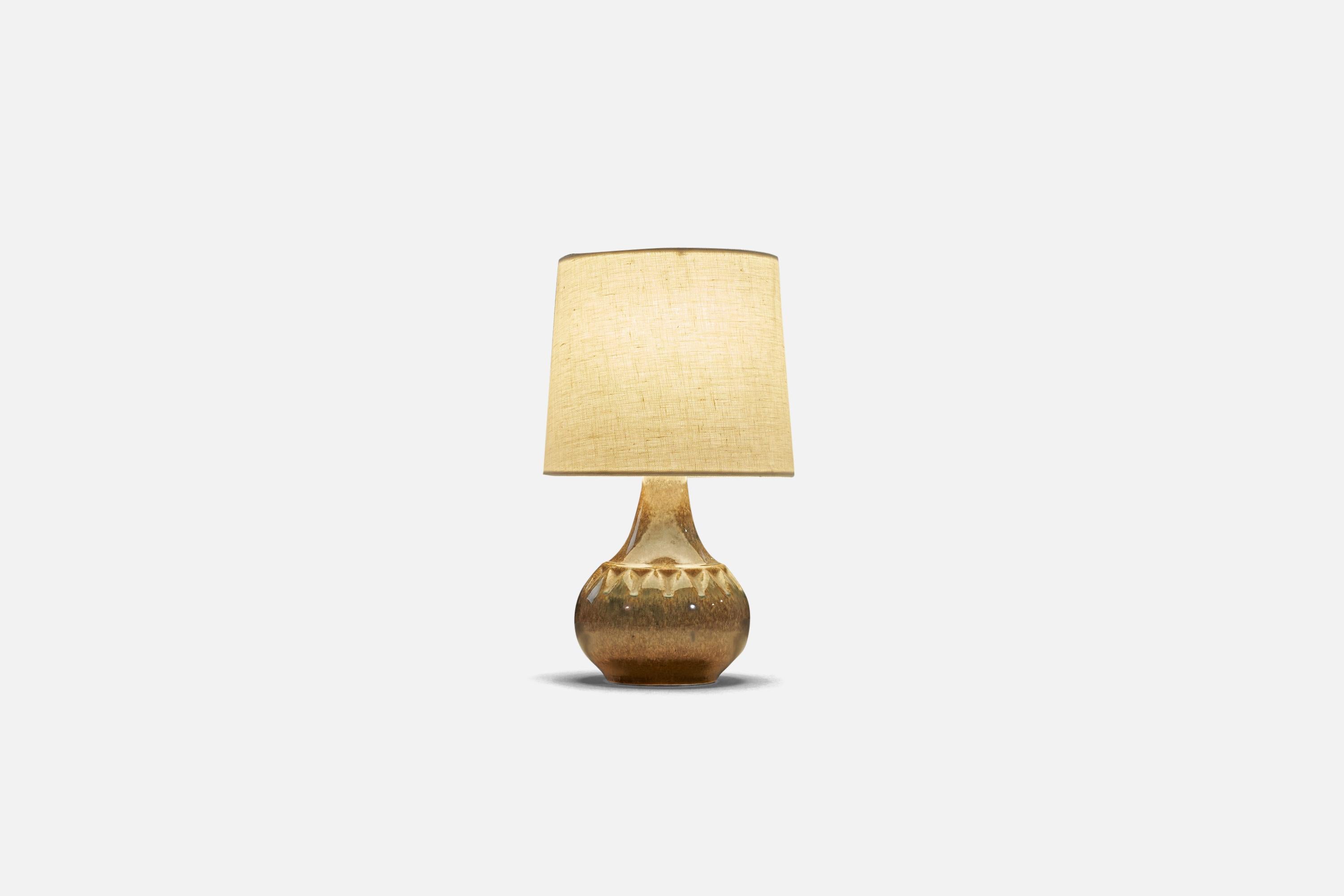 Danois Sholm Stentj, lampe de bureau, grès émaillé, Danemark, 1970 en vente