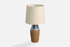 Søholm Stentøj, Table Lamp, Stoneware, Denmark, 1960s
