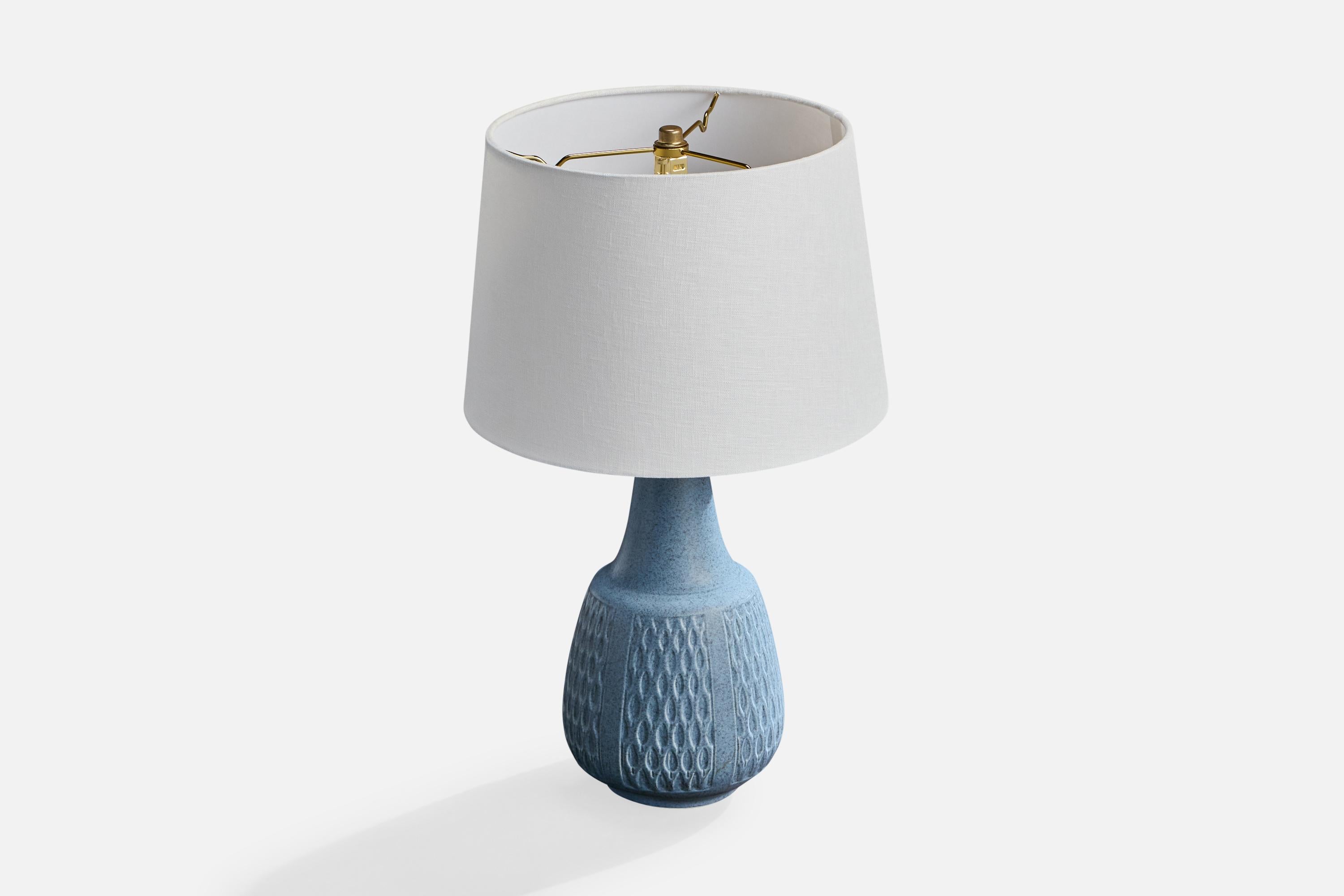 Mid-Century Modern Søholm Stentøj, Table Lamp, Stoneware, Denmark, 1960s For Sale