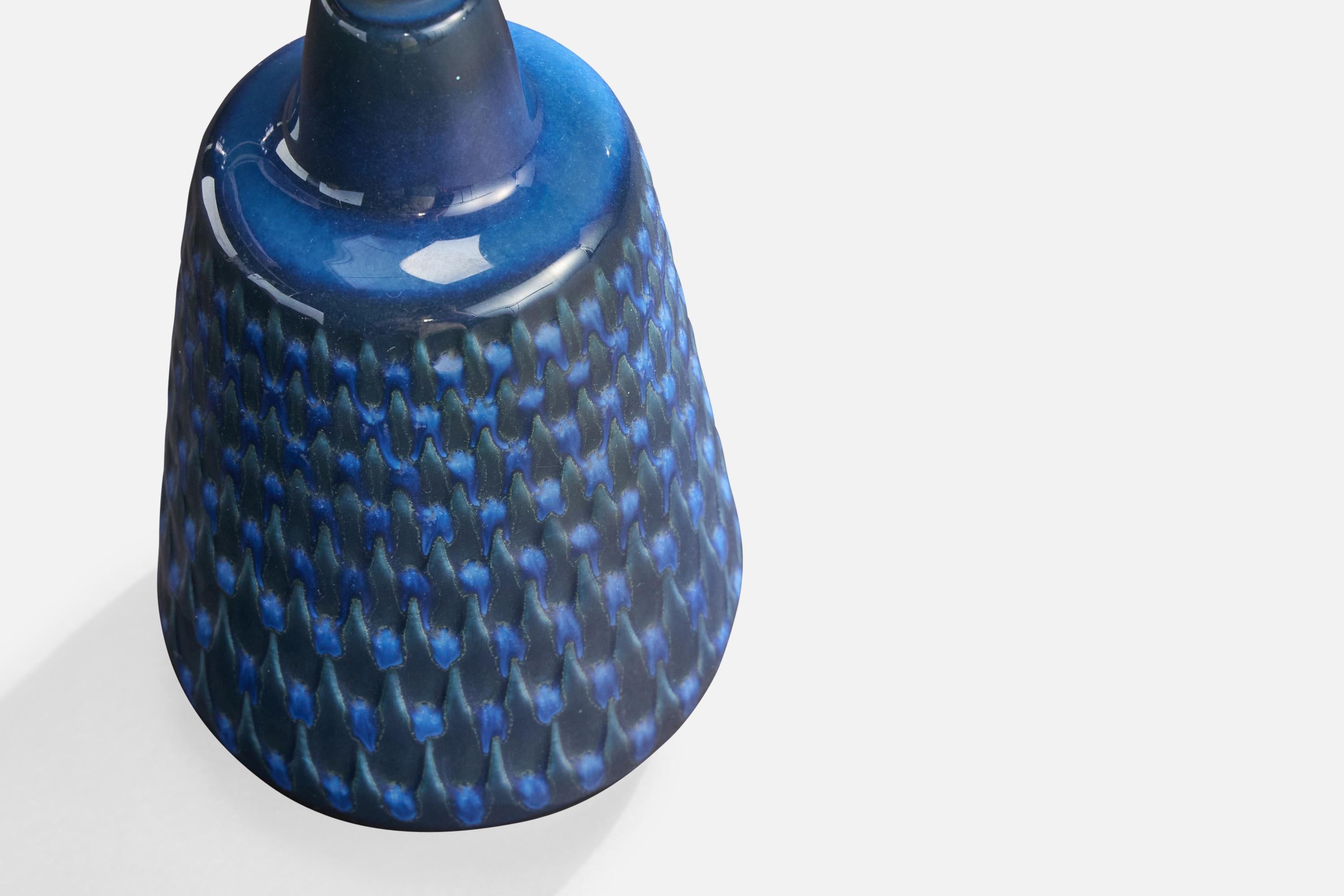 Danish Søholm Stentøj, Table Lamp, Stoneware, Denmark, 1960s For Sale