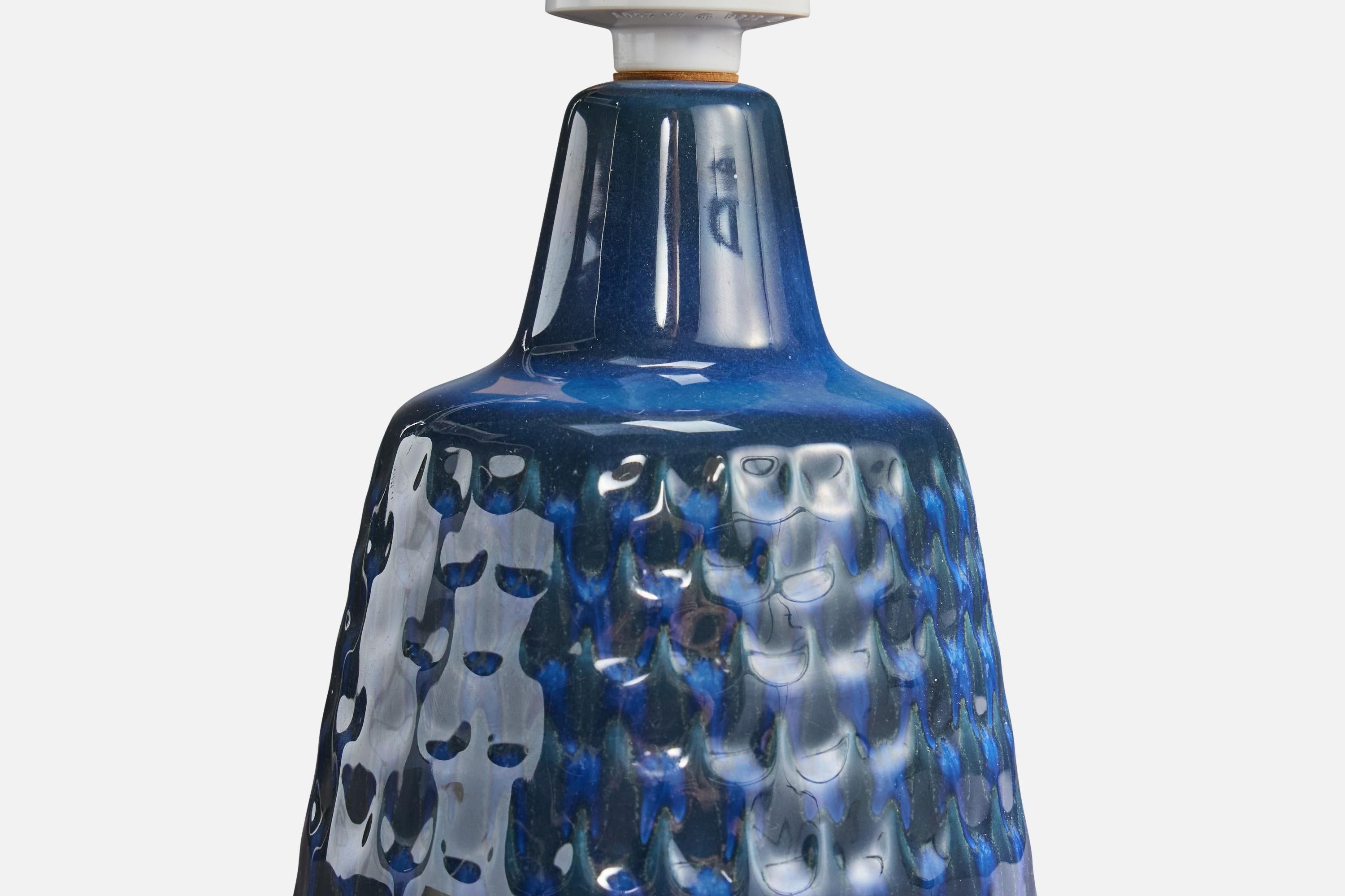 Mid-20th Century Søholm Stentøj, Table Lamp, Stoneware, Denmark, 1960s For Sale
