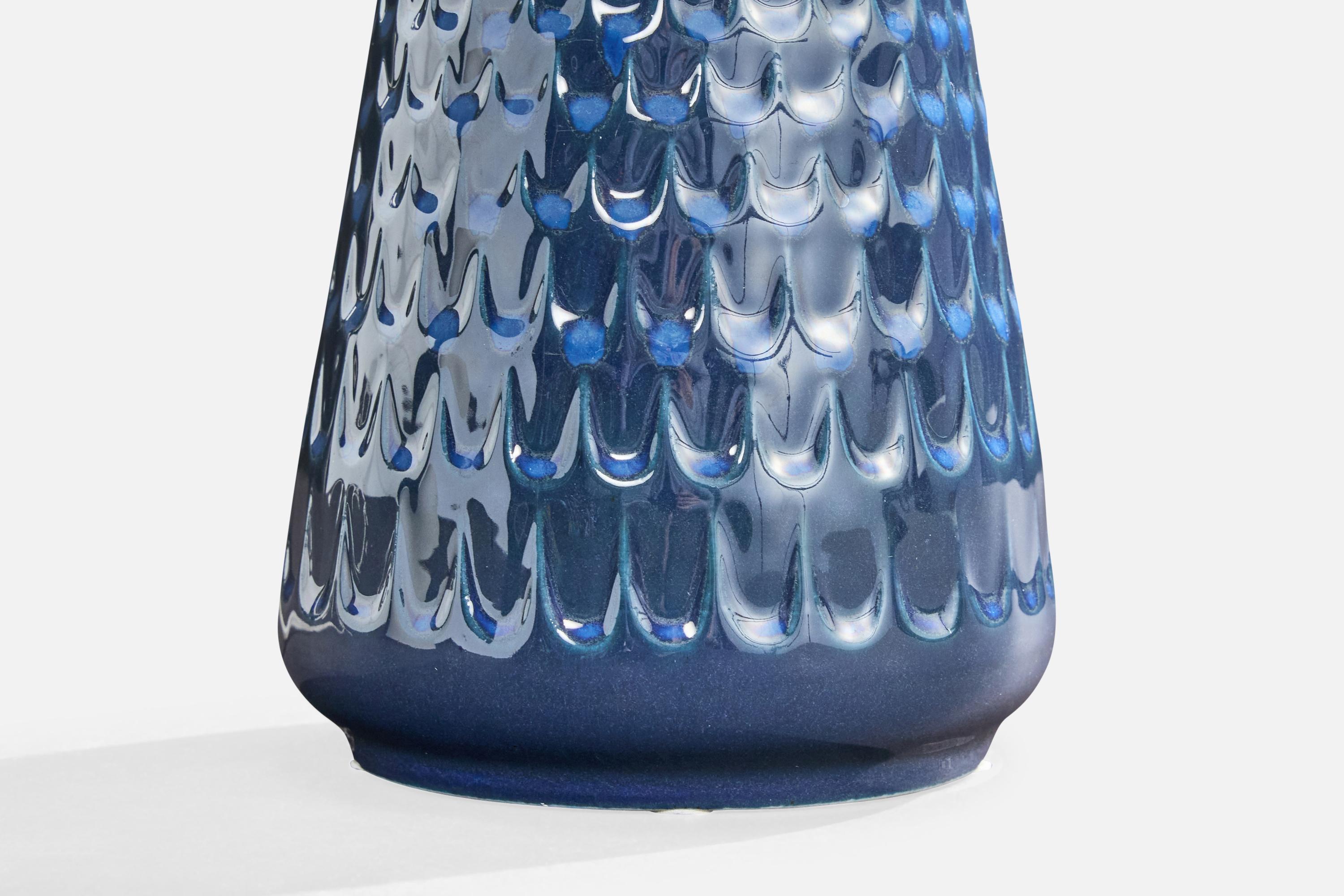 Mid-20th Century Søholm Stentøj, Table Lamp, Stoneware, Denmark, 1960s For Sale