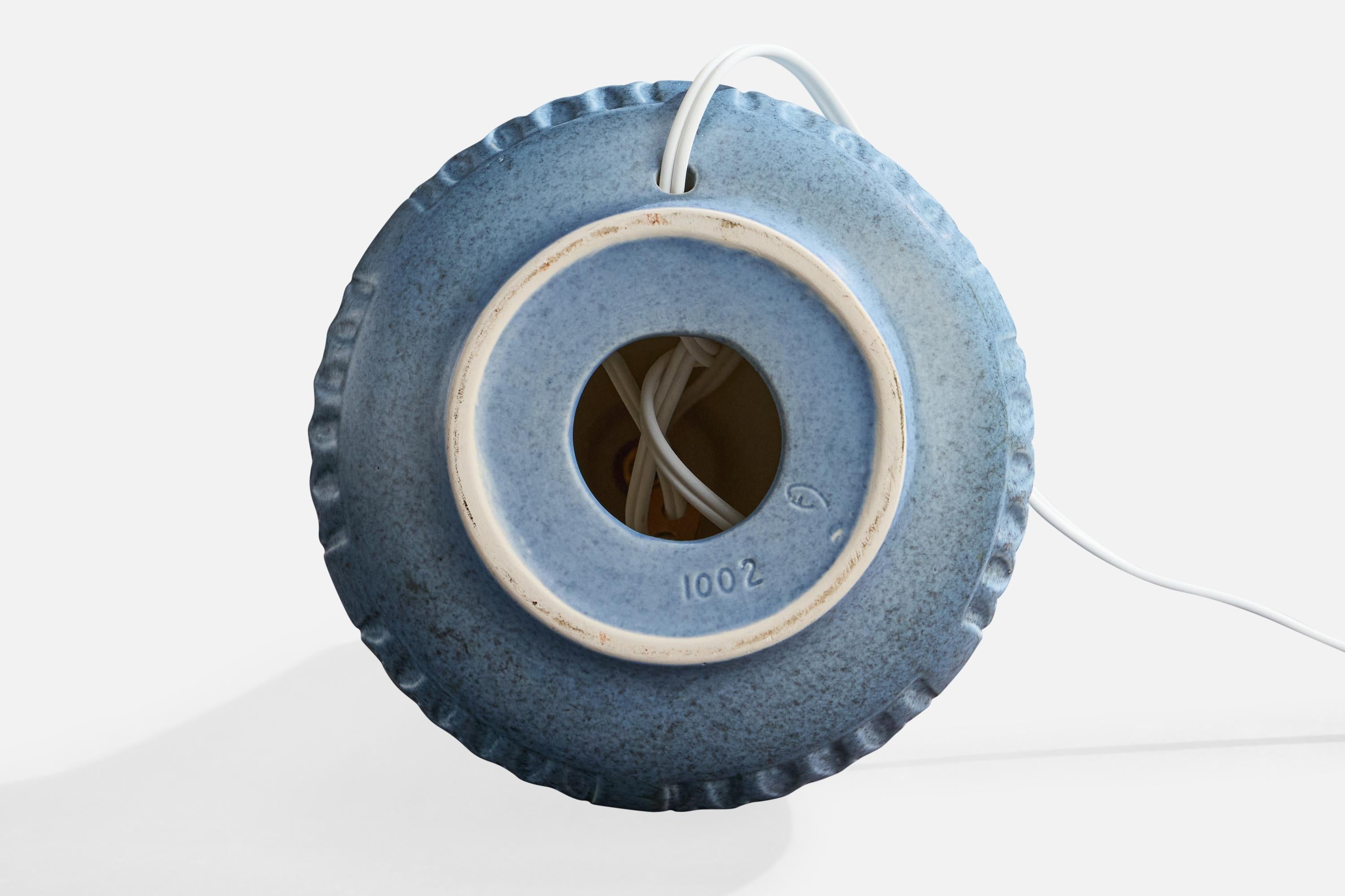 Søholm Stentøj, Table Lamp, Stoneware, Denmark, 1960s For Sale 2