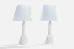 Søholm Stentøj, Table Lamps, Stoneware, Denmark, 1960s