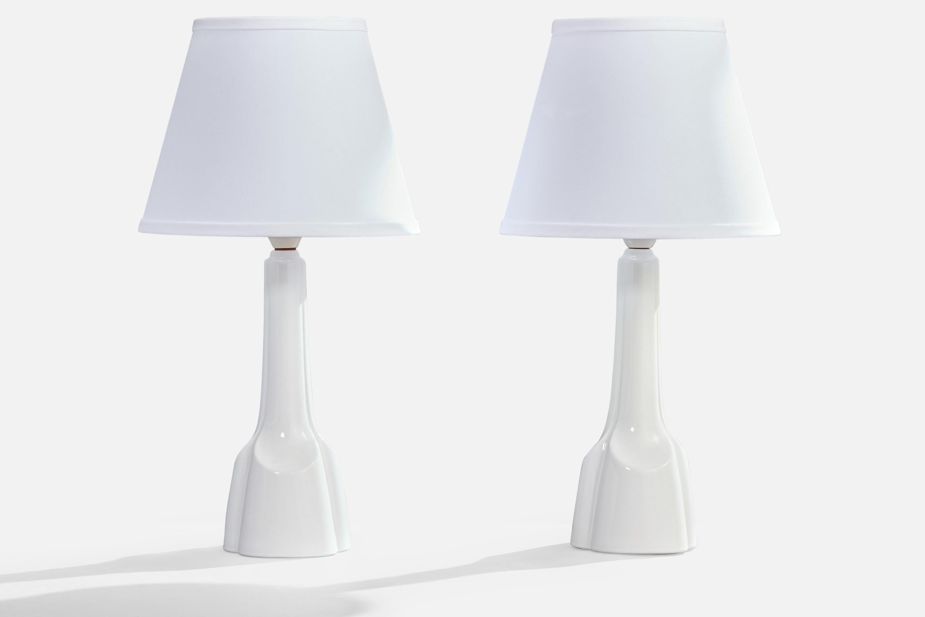 Mid-Century Modern Søholm Stentøj, lampes de table, grès, Danemark, années 1960 en vente