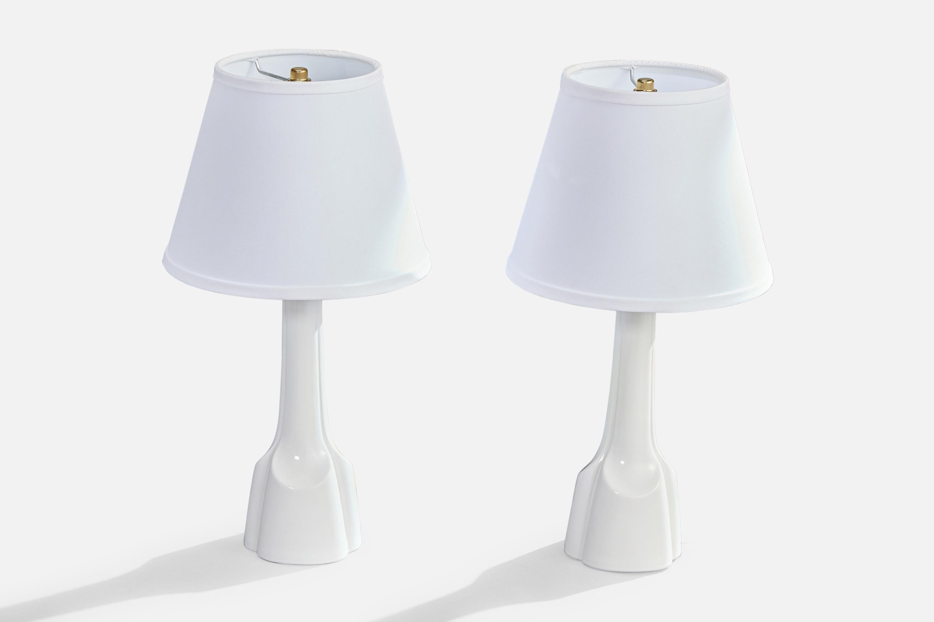 Danois Søholm Stentøj, lampes de table, grès, Danemark, années 1960 en vente