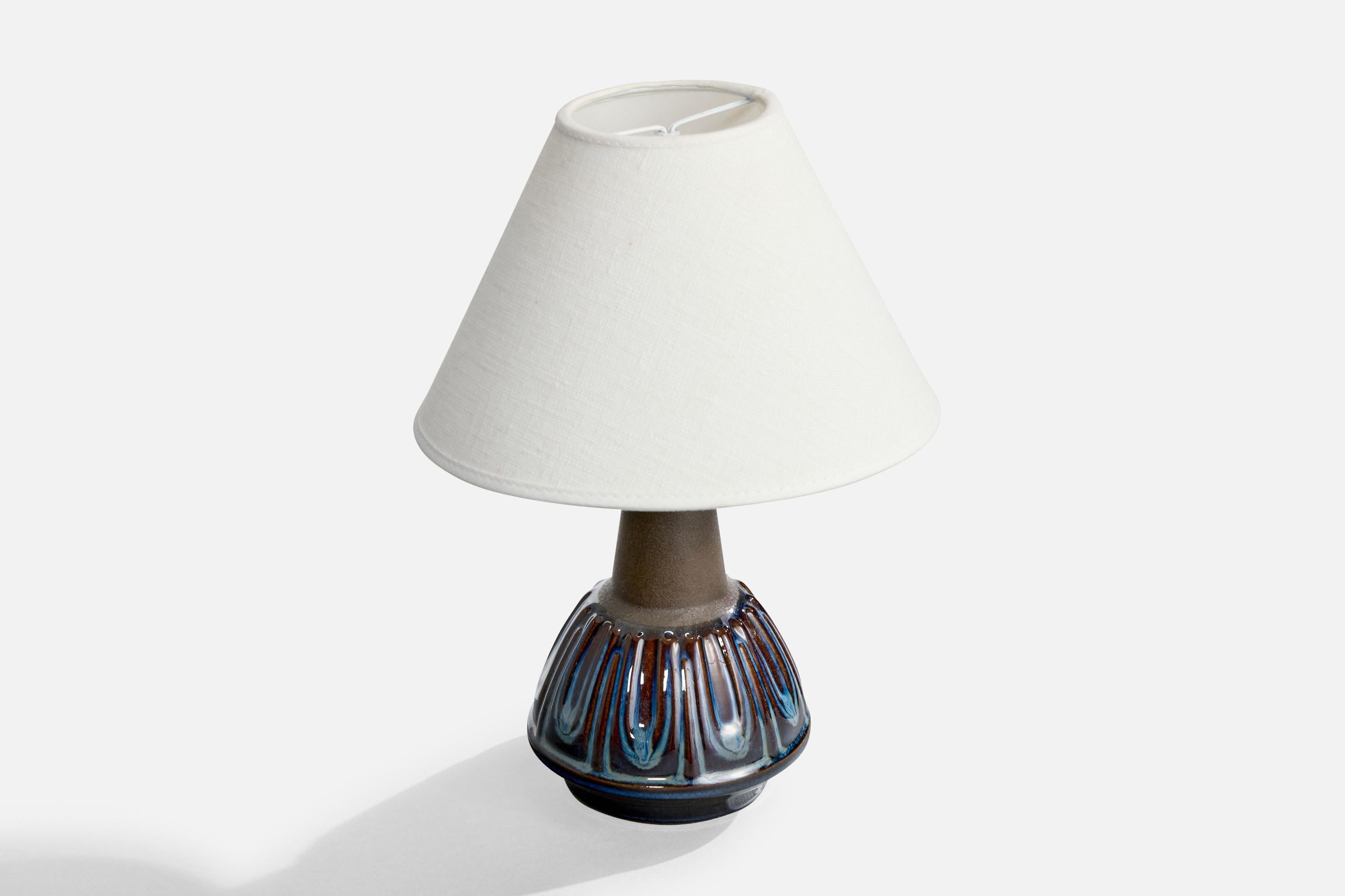 Danois Søholm Stentøj, lampes de table, grès, Danemark, années 1960 en vente